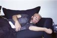 Ben Brown asleep, Film School 1999, Washington DC...